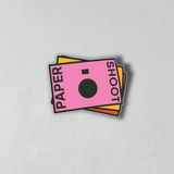 Paper Shoot Camera Sticker - Camera